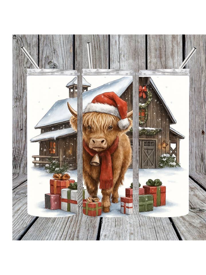 Kerstbeker voor koeien voor wholesale door Eclectic Wallflower Boutique