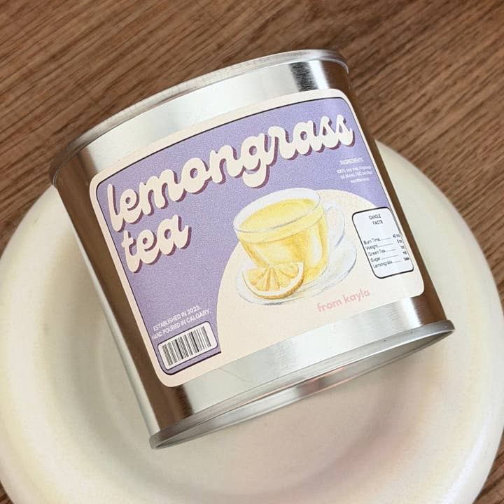 Lemongrass Tea Candle for wholesale by From Kayla