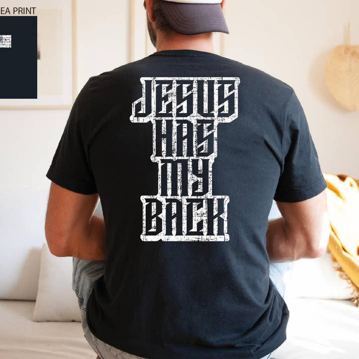 Jesus Has my Back Mens for wholesale by Self Made Life Co