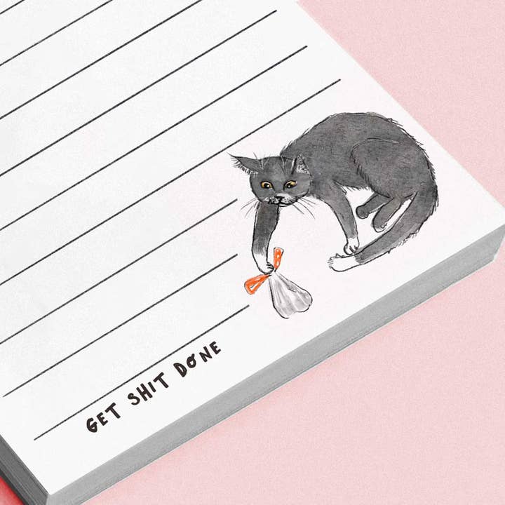 Liyana Studio - Wholesale Notepad - Cat Shit To Do Notepad - To-do List Notepads5