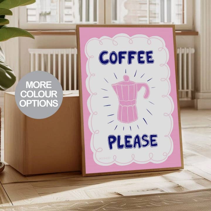 Woo Hoo Prints – wholesale Art print – COFFEE PLEASE PRINT9