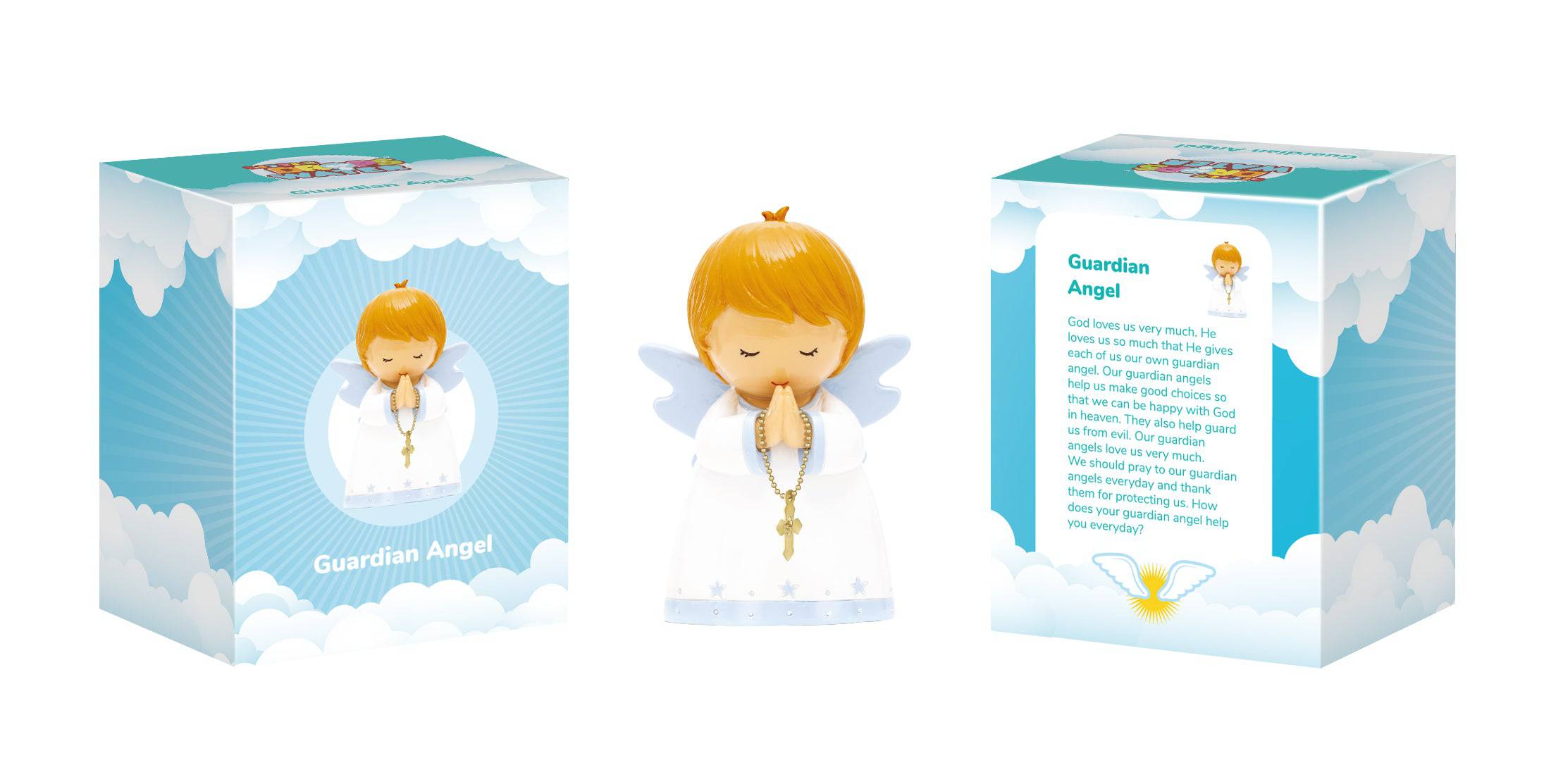 Little Drops of Water® - Wholesale Decorative Figurine - Guardian Angel Boys Collectors Edition | Guardian Protection | Little Drops of Water3