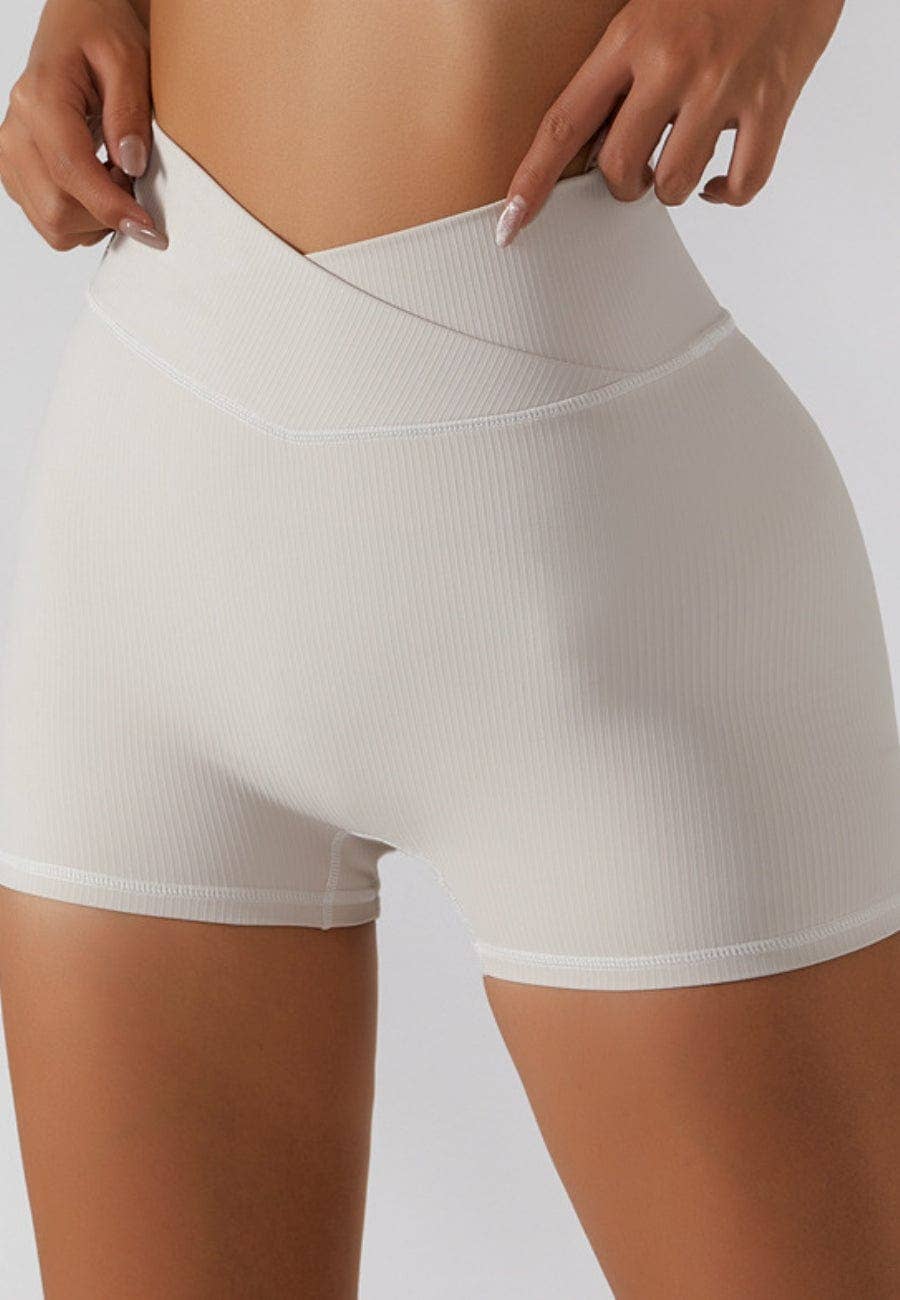 Active by Anna-Kaci - Vendita all'ingrosso Pantaloncini sportivi - Donna - Pantaloncini da allenamento a vita alta12