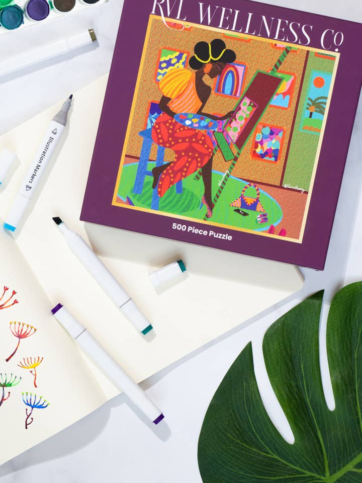 The Painter | 500 Piece Puzzle for wholesale by RVL Wellness Co.