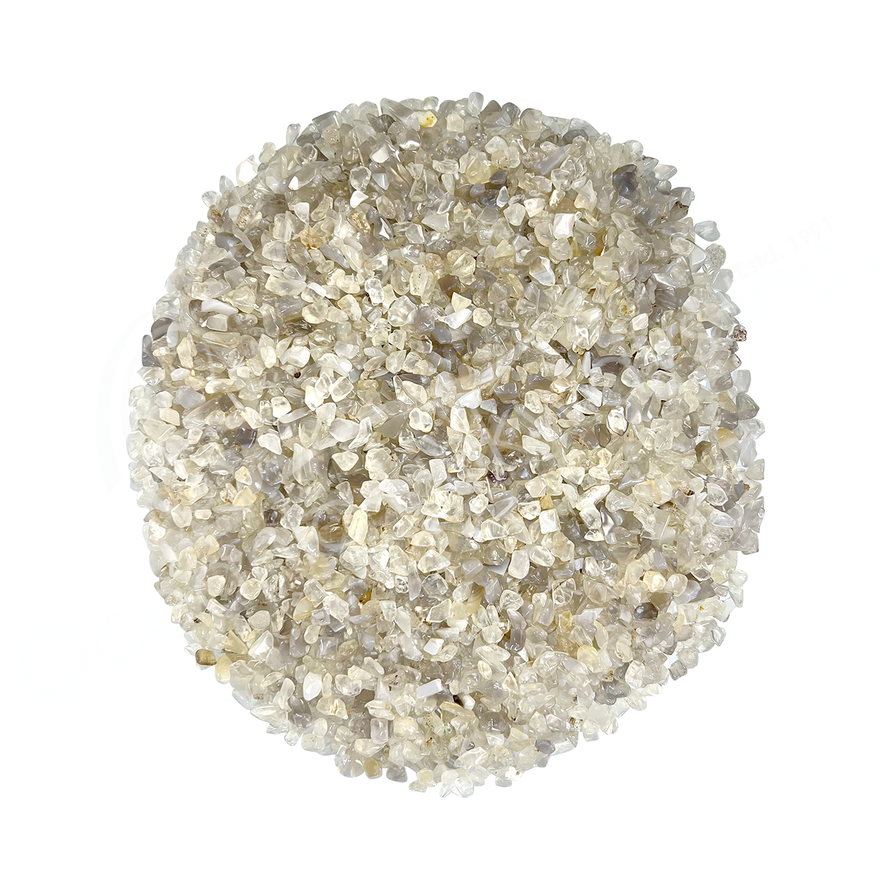 Oceanic Linkways Inc - Venta al por mayor Piedras/cristales espirituales - (KG) PIEDRAS CHIPS - CALCEDONIA, AZUL 4-10 MM0