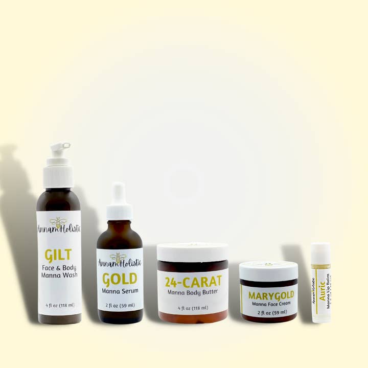 Mini Conjunto Coroa Dourada por atacado de Annam Holistic