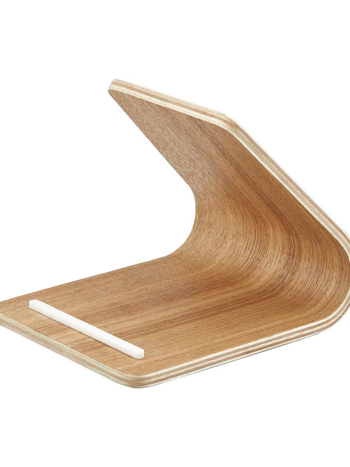 Rin Tablet Stand - Wood for wholesale by Yamazaki Home