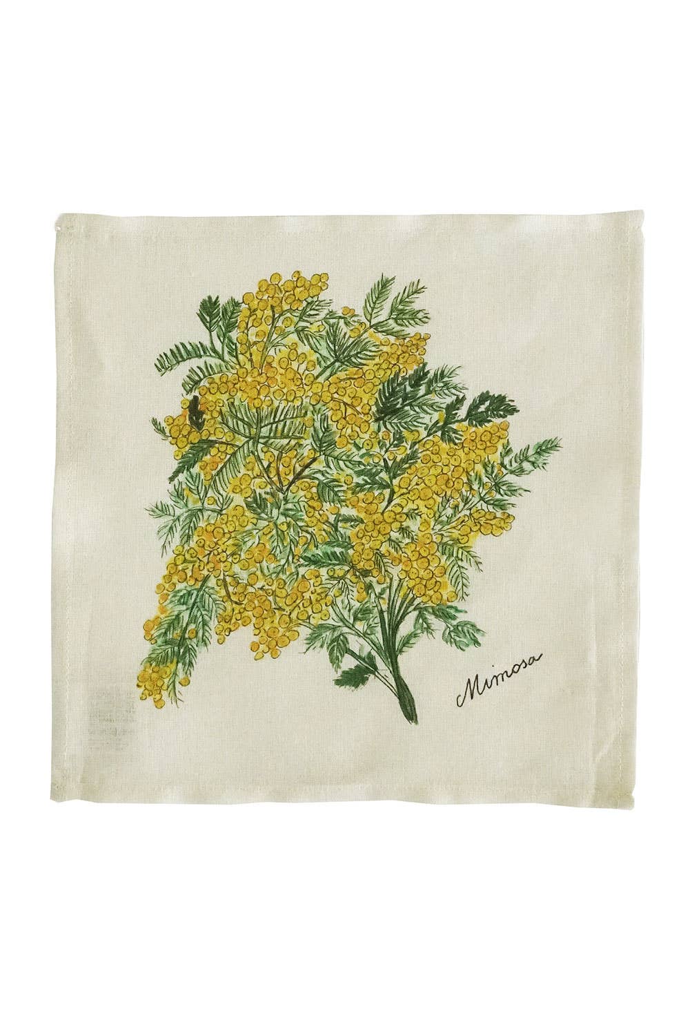 Fog Linen Work - Vente Mouchoir en tissu – femme - Hanky Isabelle B. N° 3 Mimosa0