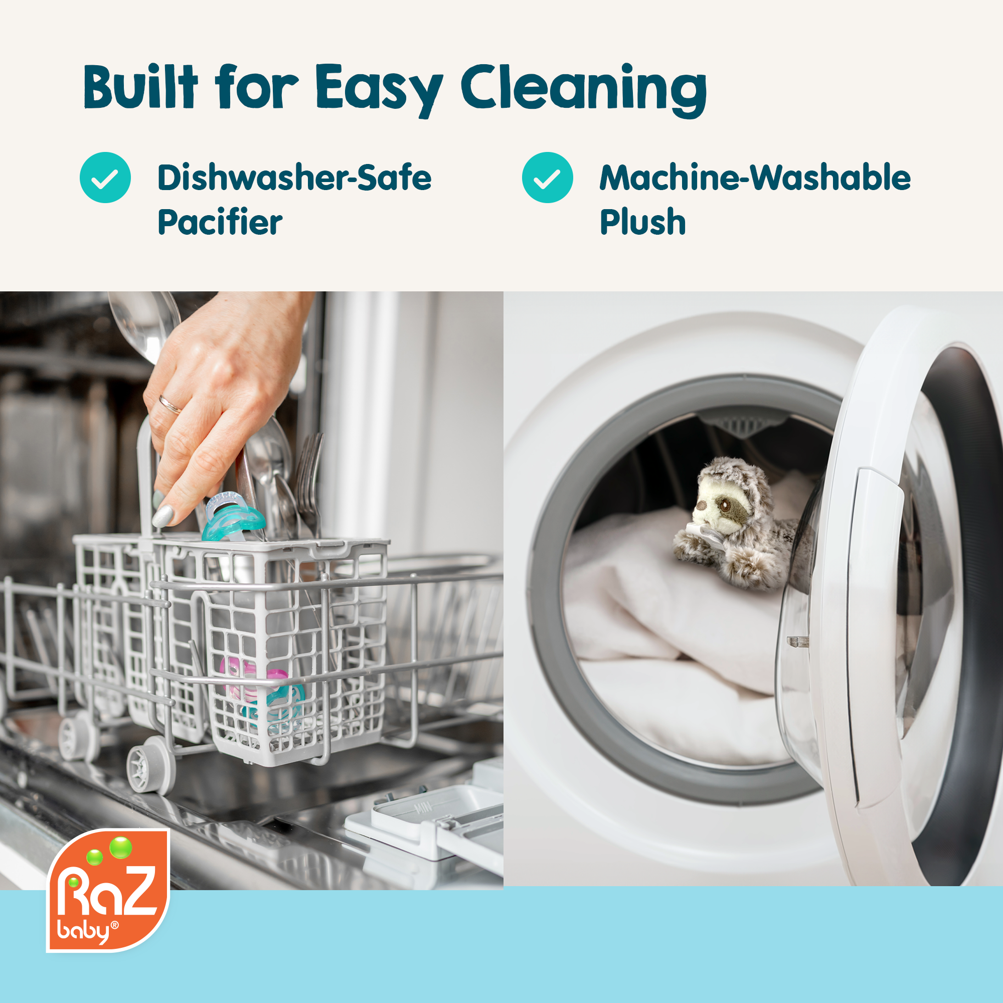 RaZbaby - Wholesale Pacifier - Baby - RaZbuddy Elfy Elephant Paci/Teether Holder7