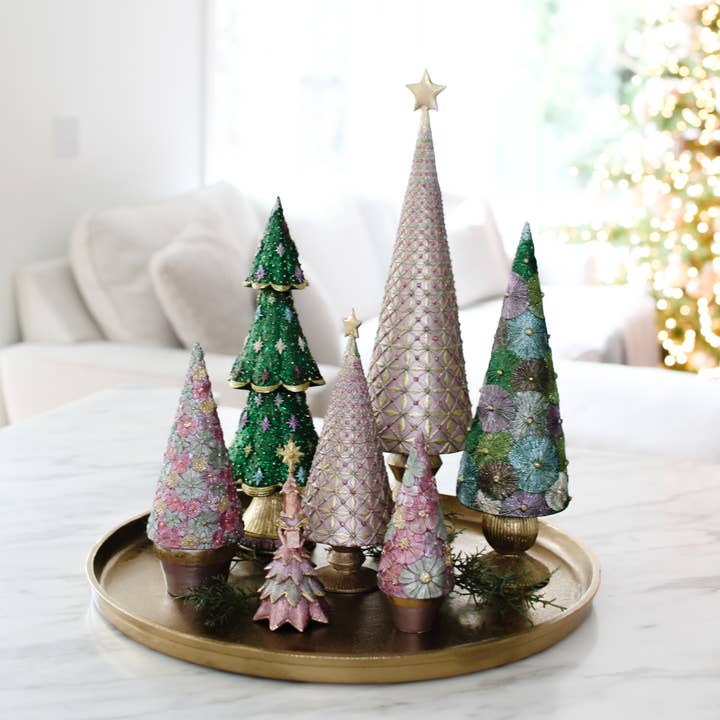 Dekorasyon Gifts Decor - Wholesale Christmas Decoration - Frangipani Cone Tree (Ethereal)3