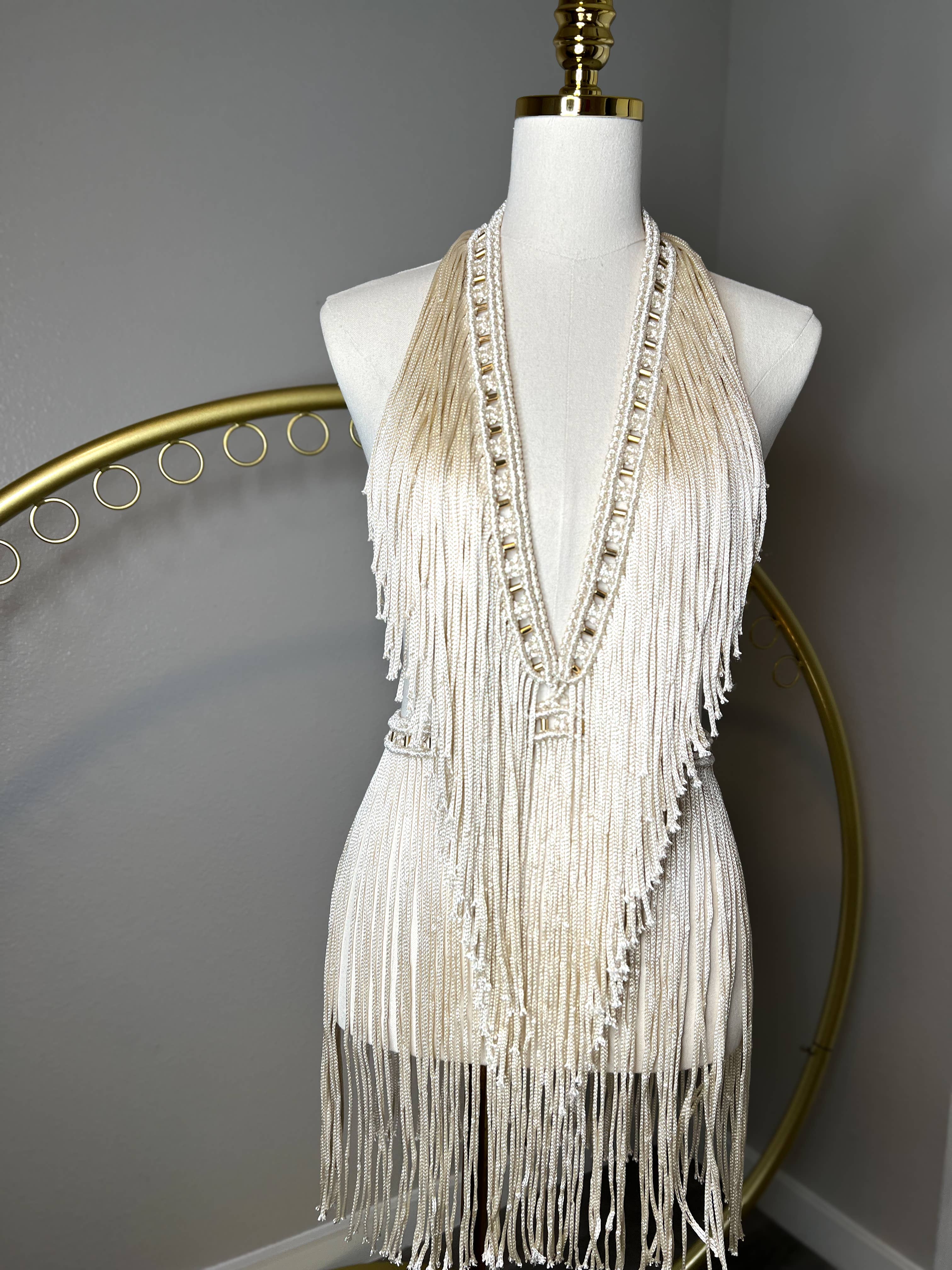 Entre Dos Tierras .Boutique - Wholesale Dress - Maternity - Bacalar Handmade Macrame Resort Dress-Beach & Vacation Wear1