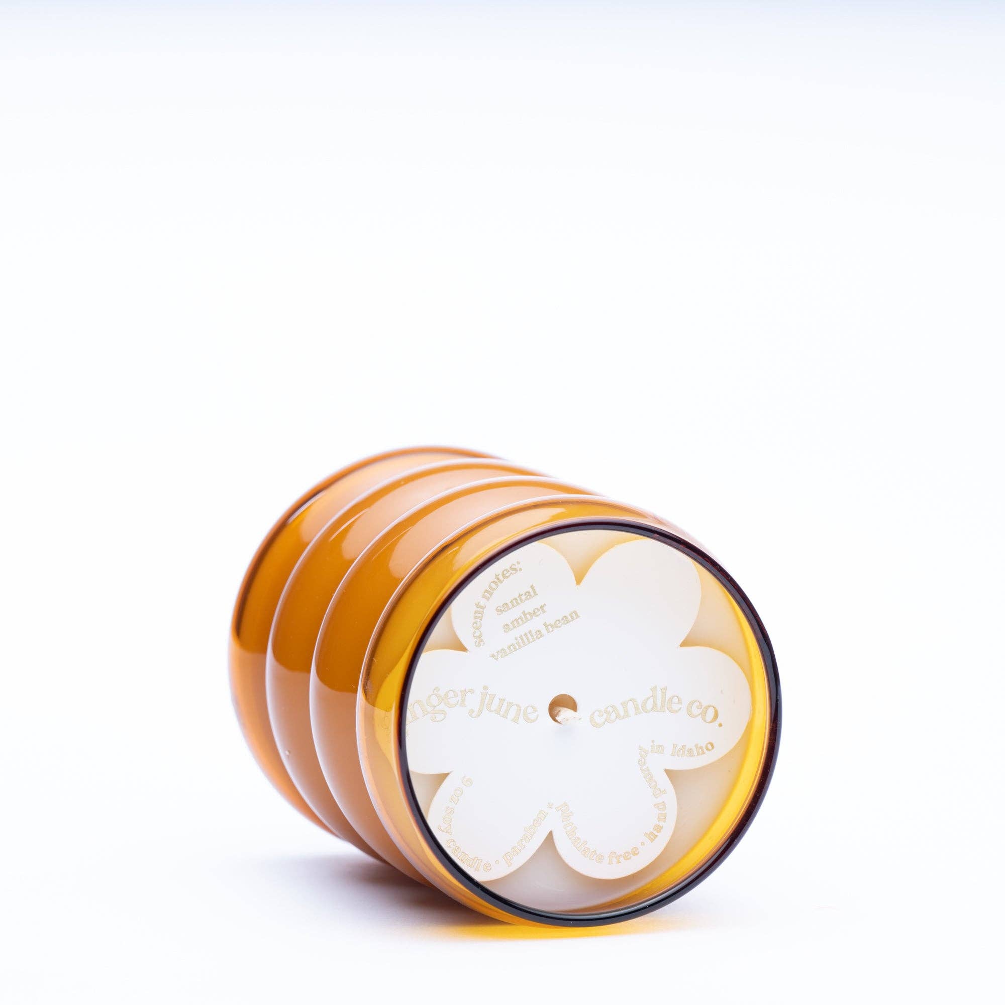 Ginger June Candle Co. - Wholesale Jar/Filled Candle - free your mind • wiggle collection  • 9 oz soy candle1