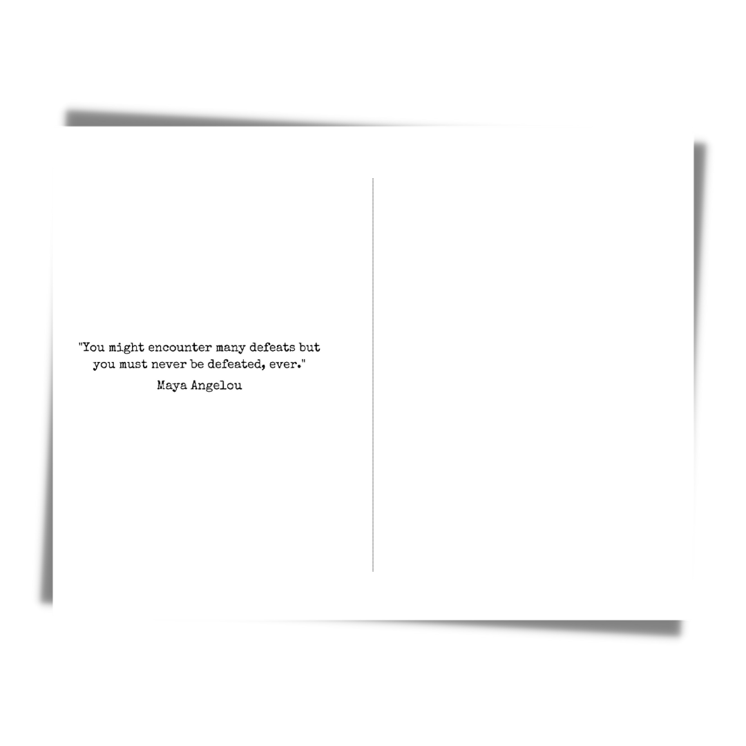 CheerNotes Greeting Cards & Stationery - Wholesale Encouragement Card - Maya Angelou Inspirational Card | Black Author Activist1