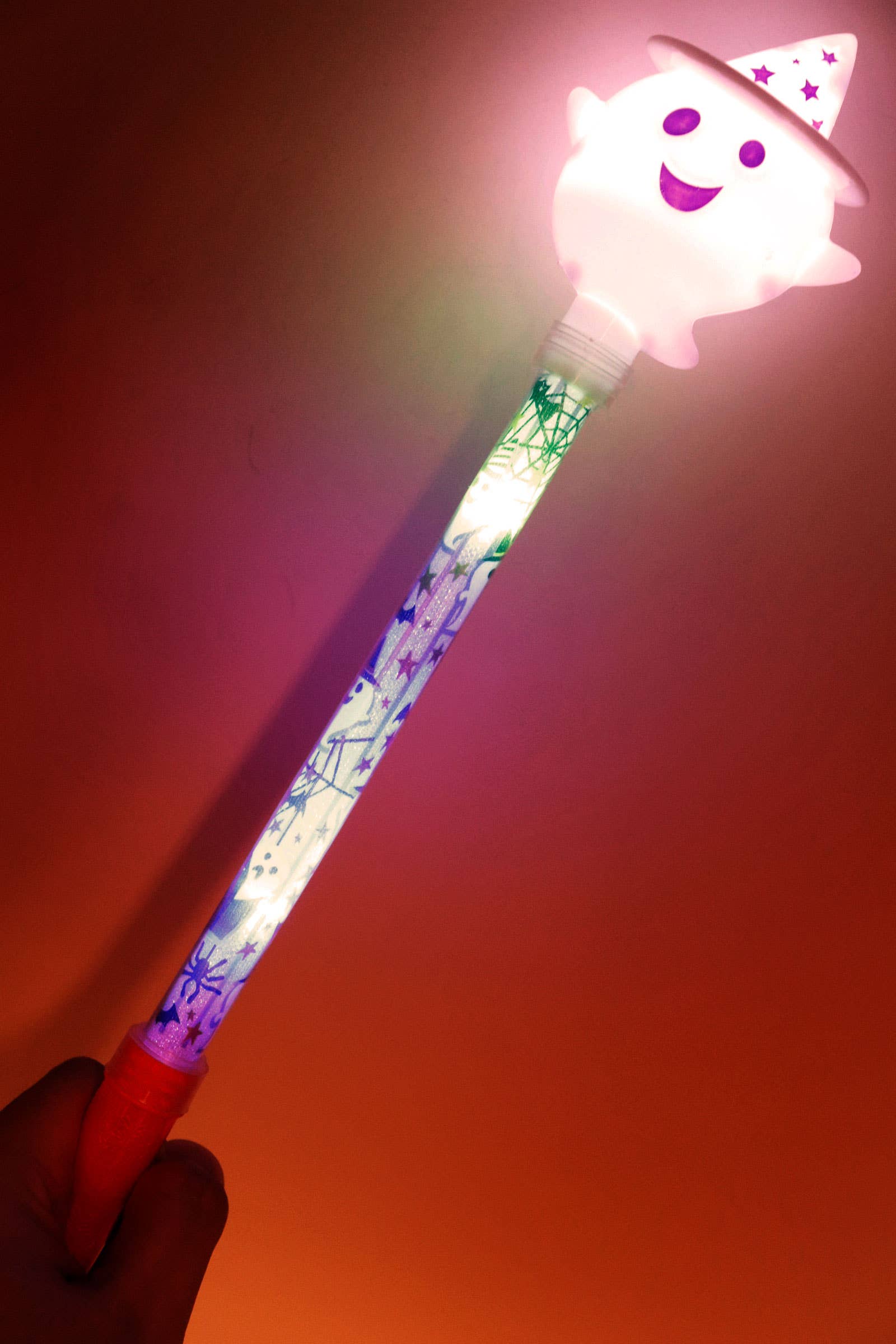 ASSORTEREDE Spøgelsespumpkinhoved Farverig LED-lysende stav for engroshandel på Faire7