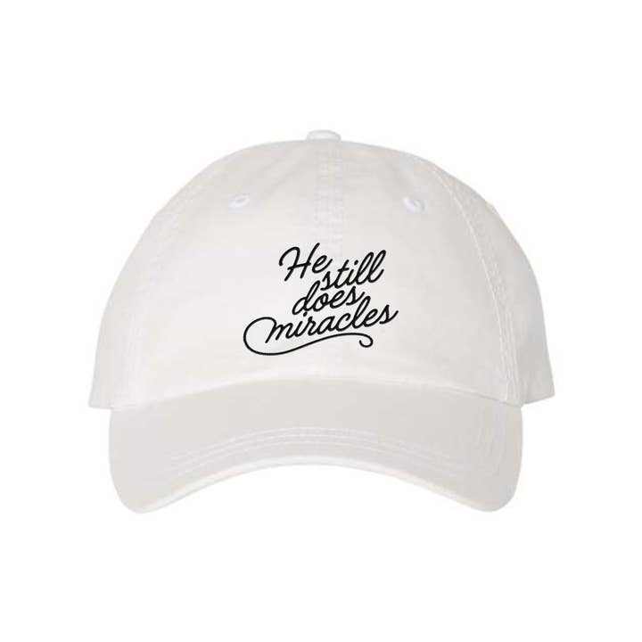 Scripted Pearl - Wholesale Baseball Cap - Unisex - He Still Does Miracles Embroidered Christian Baseball Cap7