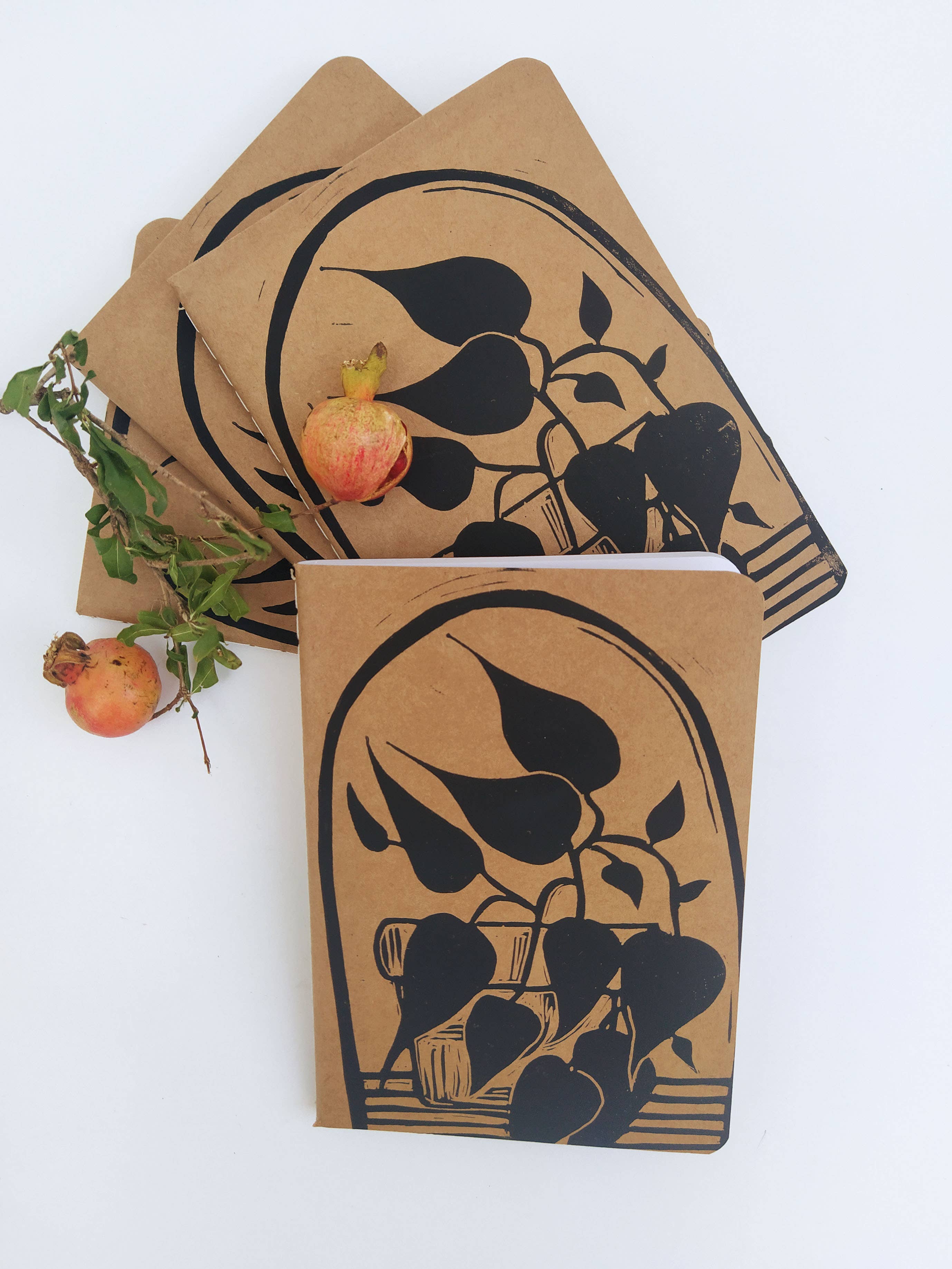 The Ink Job - Wholesale Notebook - Pothos Plant Kraft Notebook1