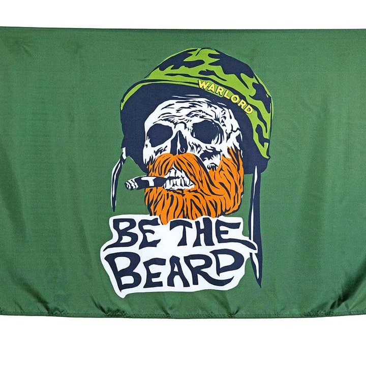 SGT. Fury – The Bearded War Machine Flag for wholesale by Warlord - Men's Grooming Essentials | Veteran Owned