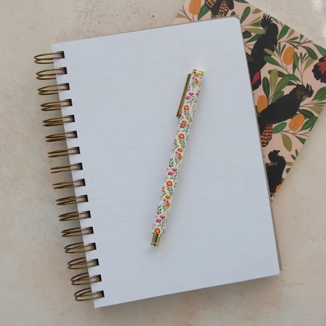 Earth Greetings - Wholesale Journal/Diary - A5 Journal (Lined) - Cockatoos & Banksia1