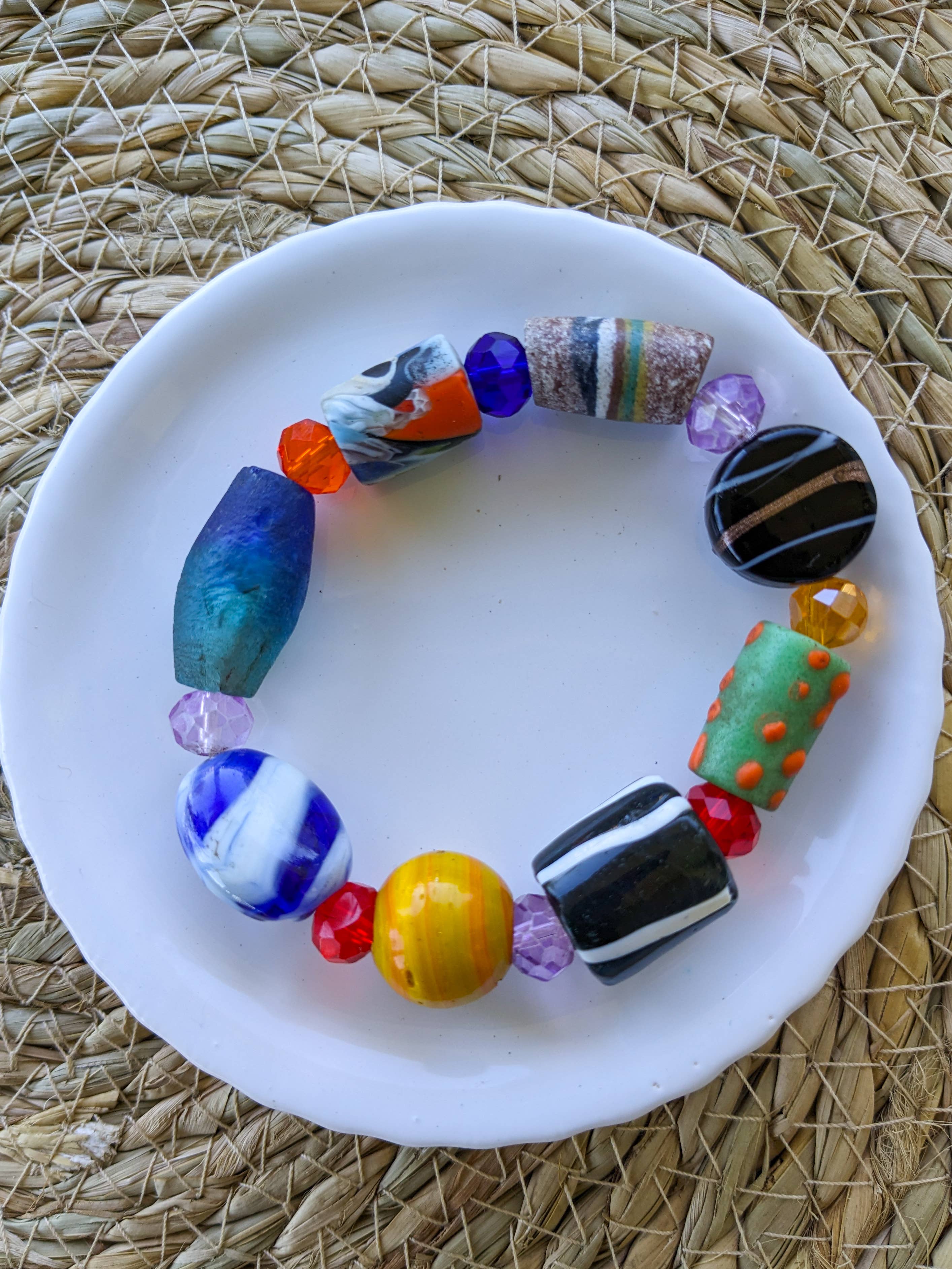 Afrikan Authentix - Wholesale Beaded Bracelet - Chunky Beaded Bracelets | African trade Beads Bracelets 6