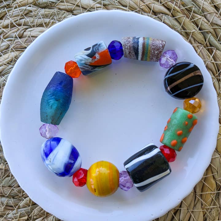 Afrikan Authentix - Wholesale Beaded Bracelet - Chunky Beaded Bracelets | African trade Beads Bracelets 6