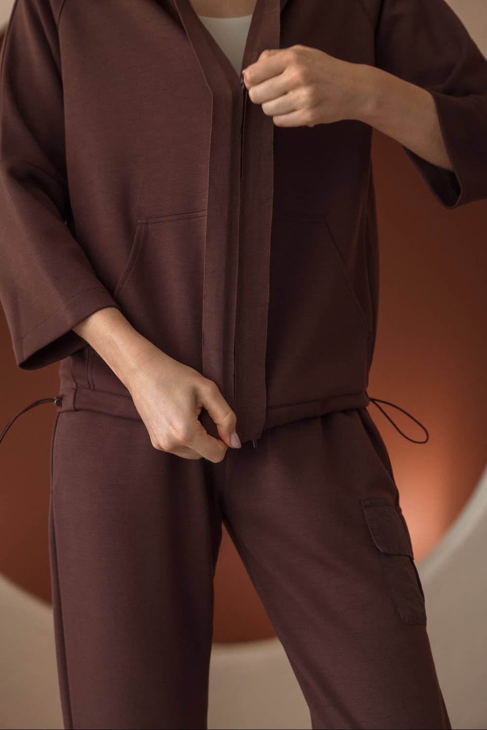 Joh Apparel - Wholesale Jacket - Women's - Kari Pointe Knit Hoodie Jacket1