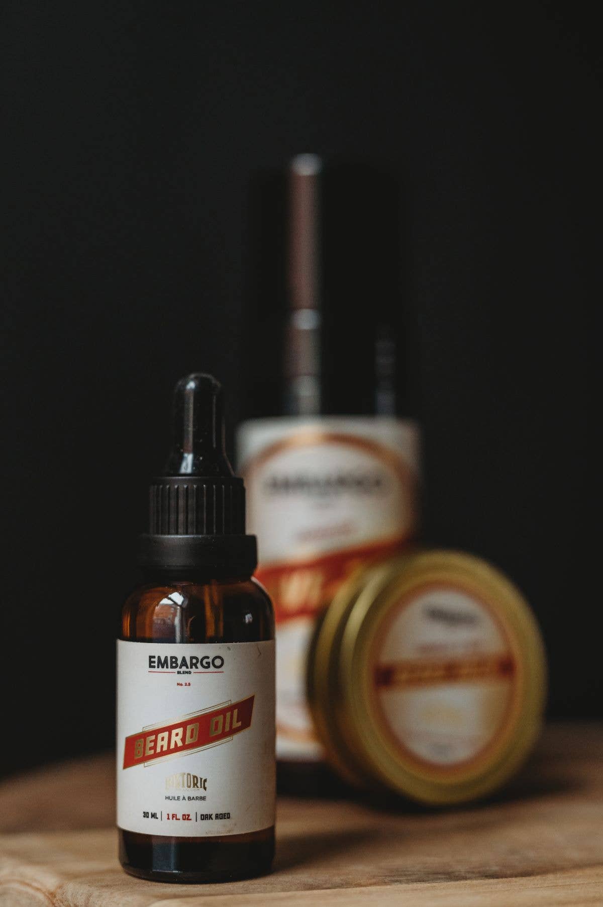 Historic Brands - Wholesale Beard Styling Product - Beard Oil | Embargo Blend3