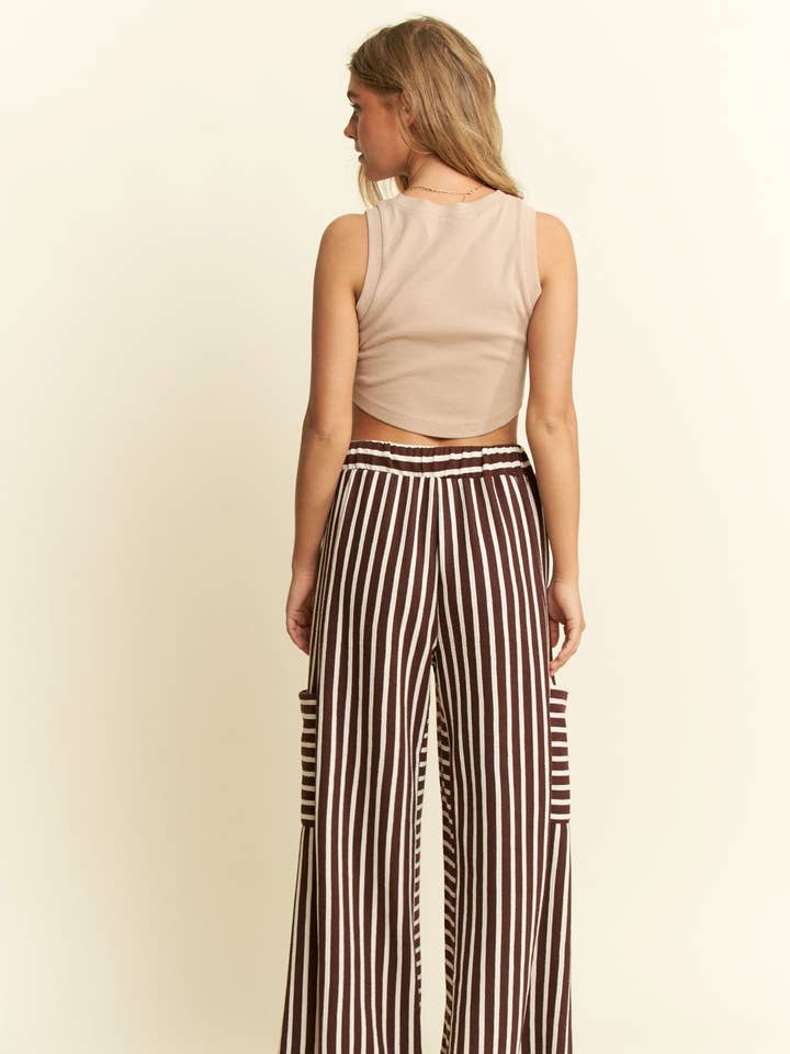 JADE BY JANE - Wholesale Pants - Women's - PLUS SIZE STRIPE WIDE LEG PANTS23