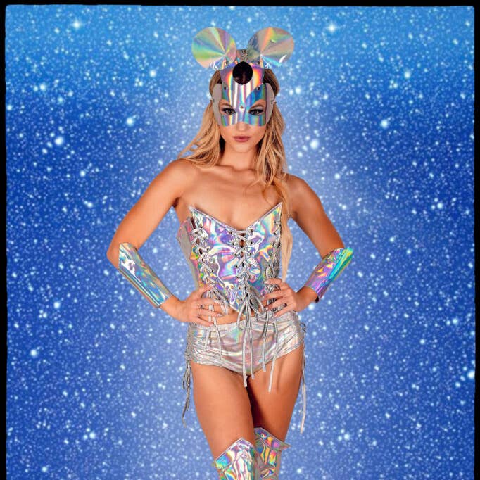 7405 - Holographic Mouse Set- 5 pc set for wholesale by Western Fashion