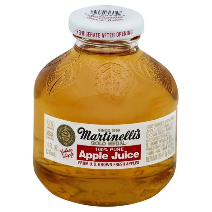 Pistest - Wholesale Apple cider - Martinellis Apple Pure 100% Juice, 10oz