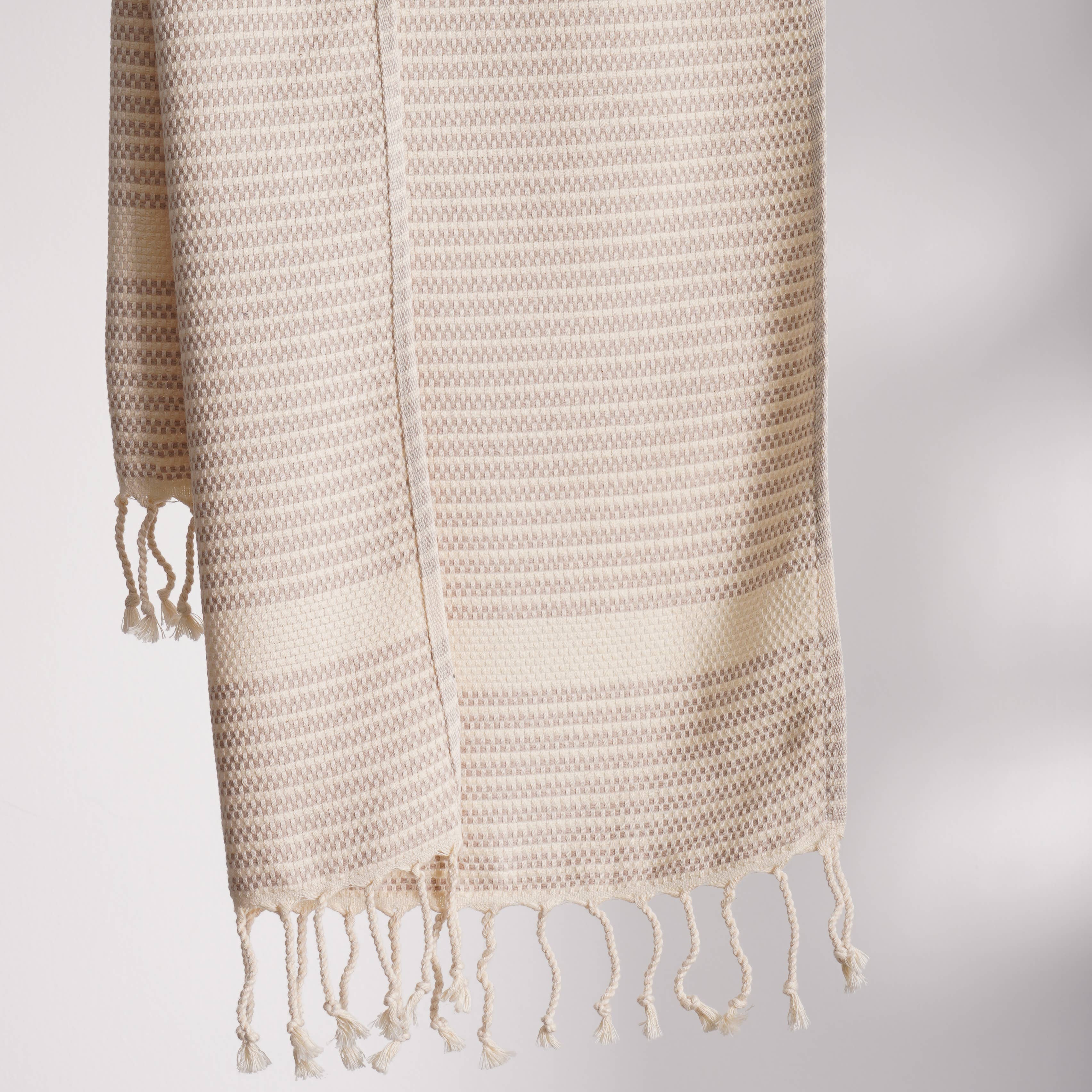 Kikoya - Vendita all'ingrosso Telo mare - Asciugamani da spiaggia turchi in cotone Midas 33x66 pollici a trama intrecciata per il bagno12