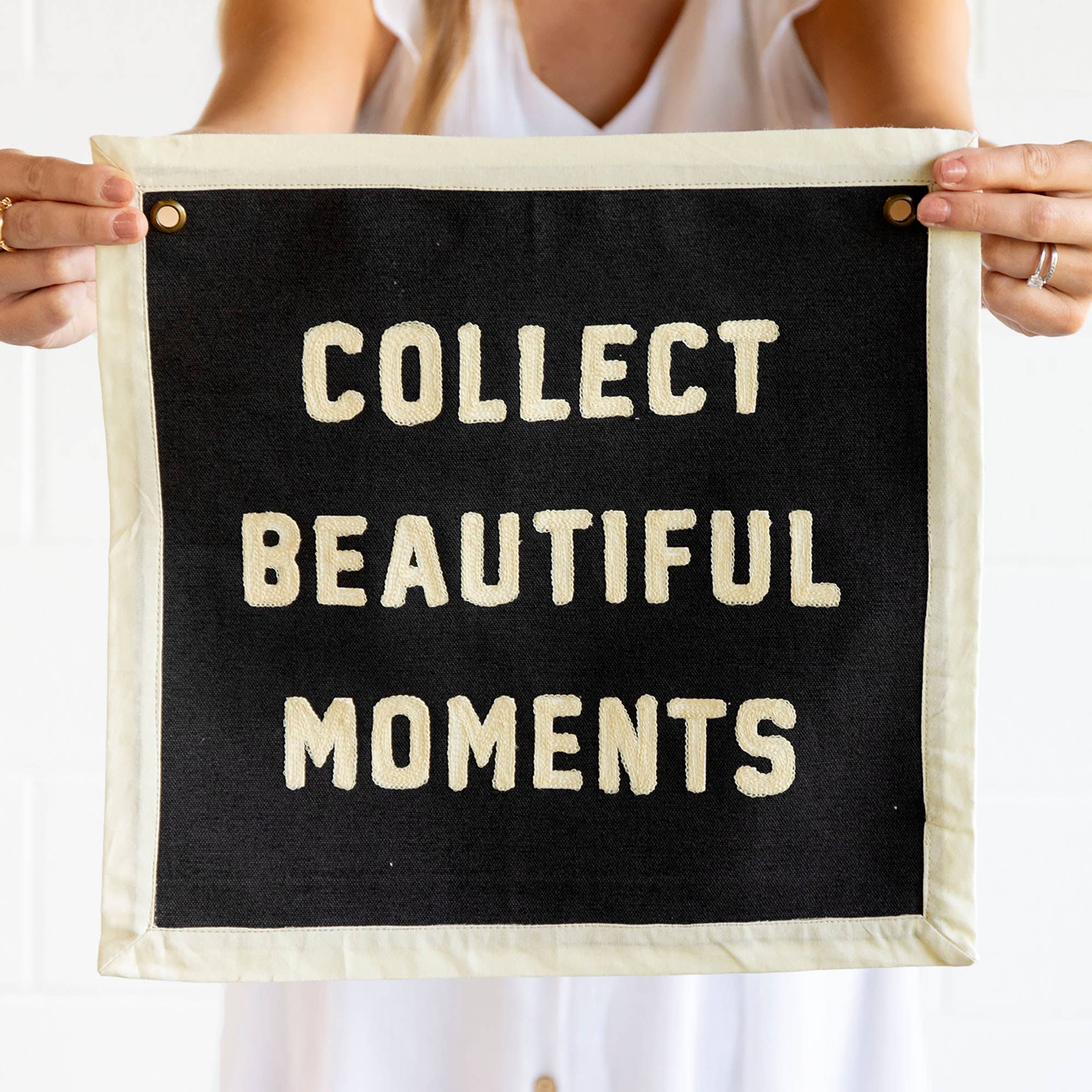 Studio Calico - Wholesale Banner - Beautiful Moments Embroidered Canvas Banner1