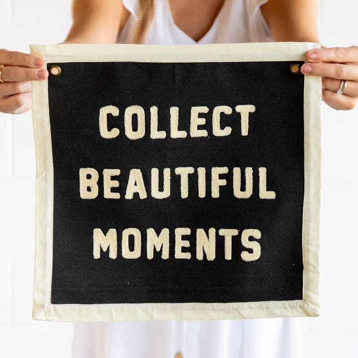Studio Calico - Wholesale Banner - Beautiful Moments Embroidered Canvas Banner1