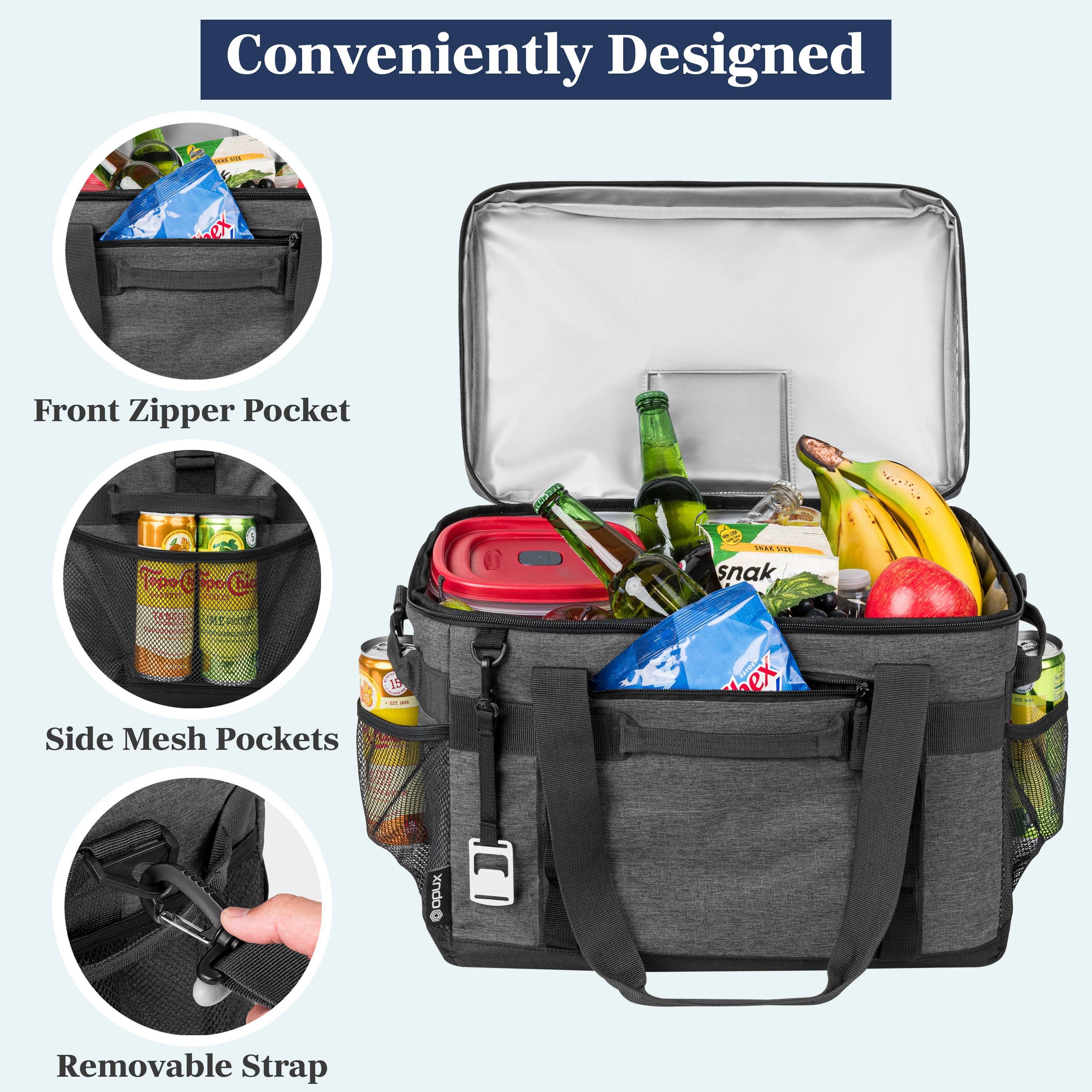OPUX - Wholesale Cooler/cooler bag - Large Leakproof Cooler Bag - 48/60 Cans11