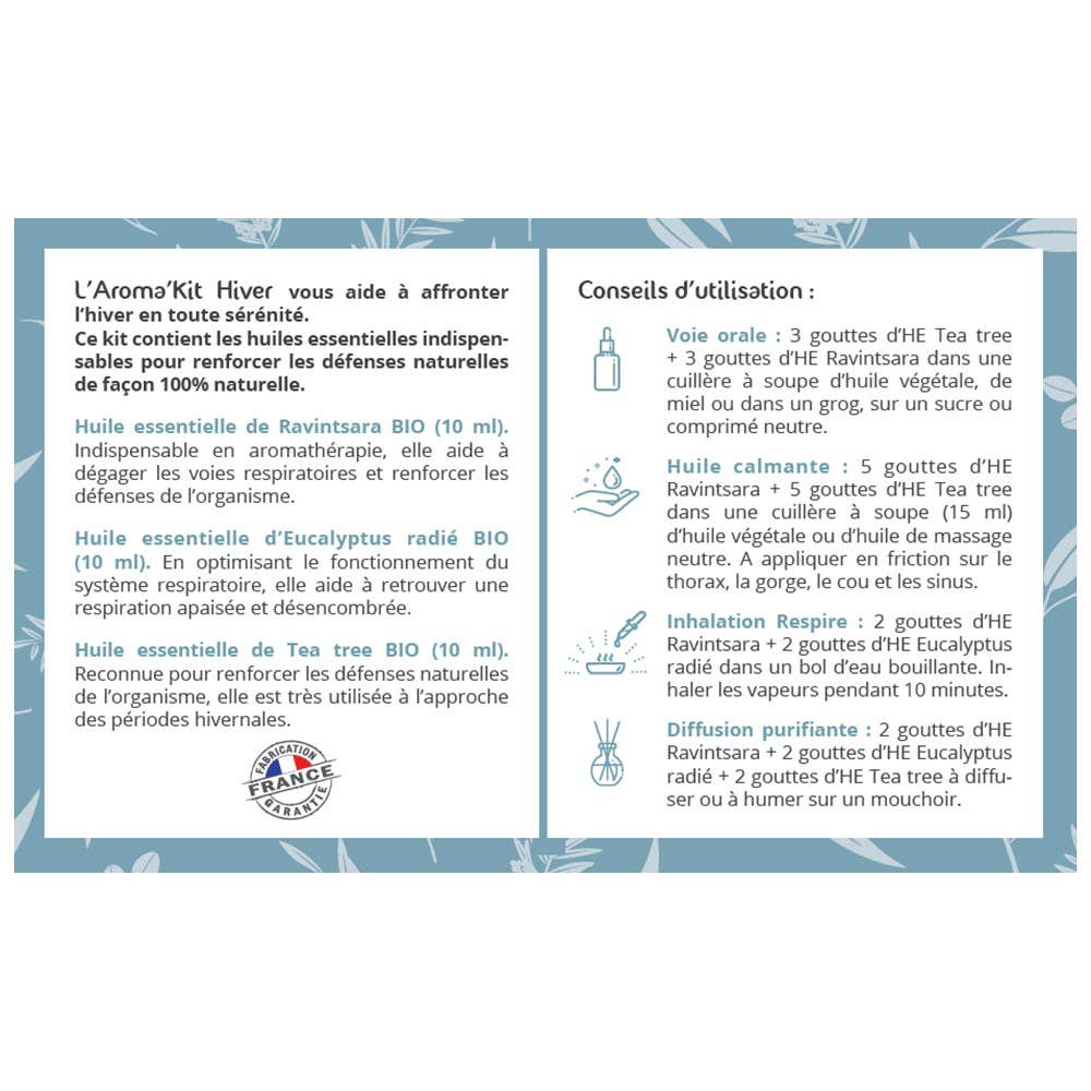 Propos'Nature - Wholesale Essential Oil - Aroma'kit Winter - 3 Organic Essential Oils - 3x10ml4