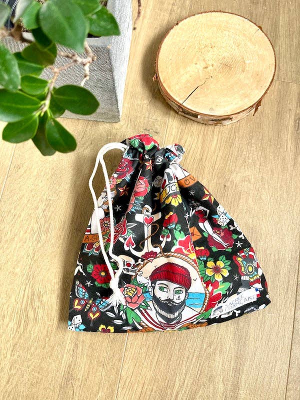 Wasserdichter Mehrzweckbeutel Sacrée Française | Handgefertigt in Frankreich | Null Abfall & Diskret (24x24 cm) für den Großhandel von Sacrée Française