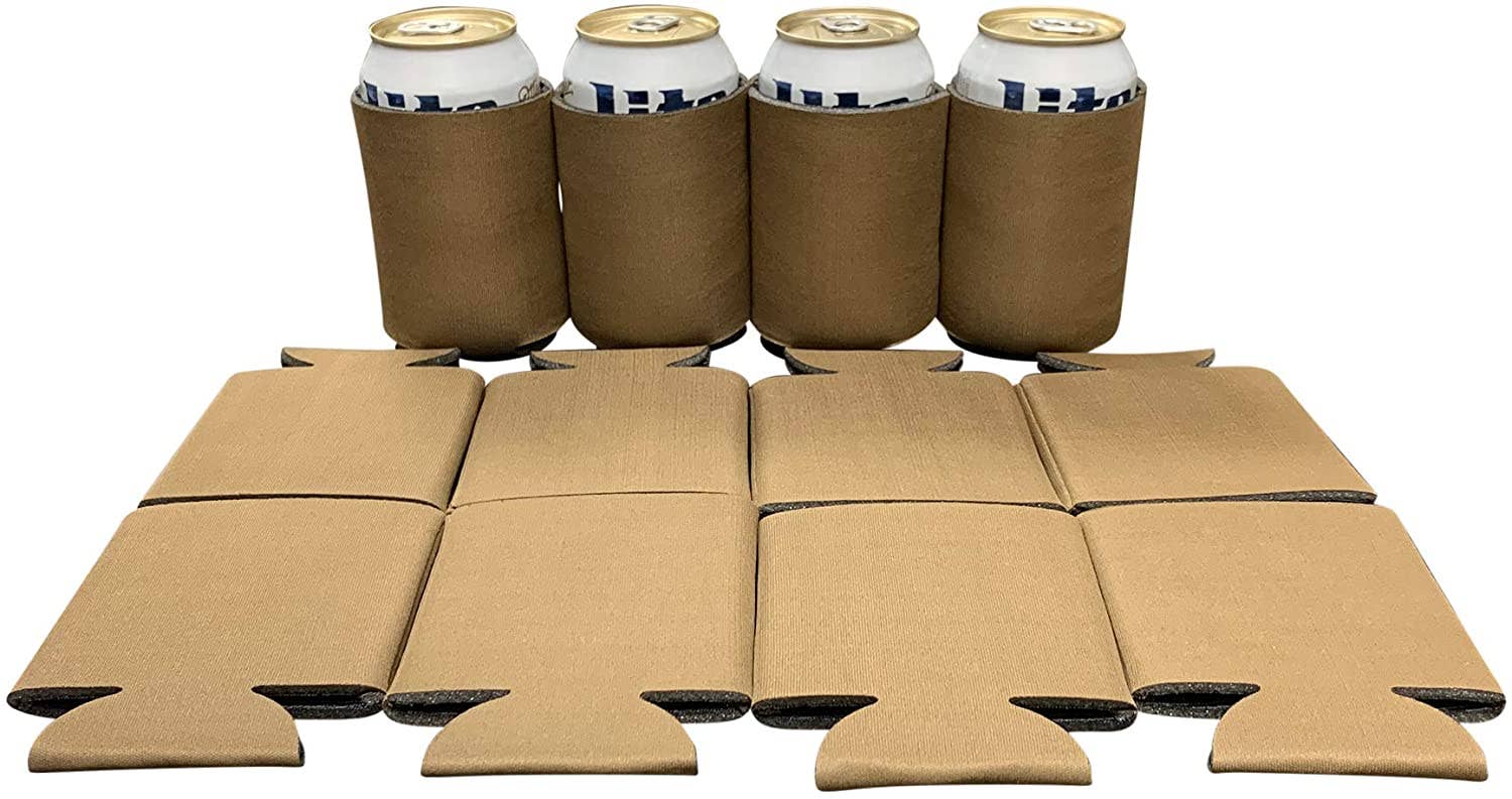 KP Kool Products - Wholesale Drink Huggers & Koozies - Blank Beer Can Cooler Sleeves, Plain Collapsible Soda Cover Coolies22