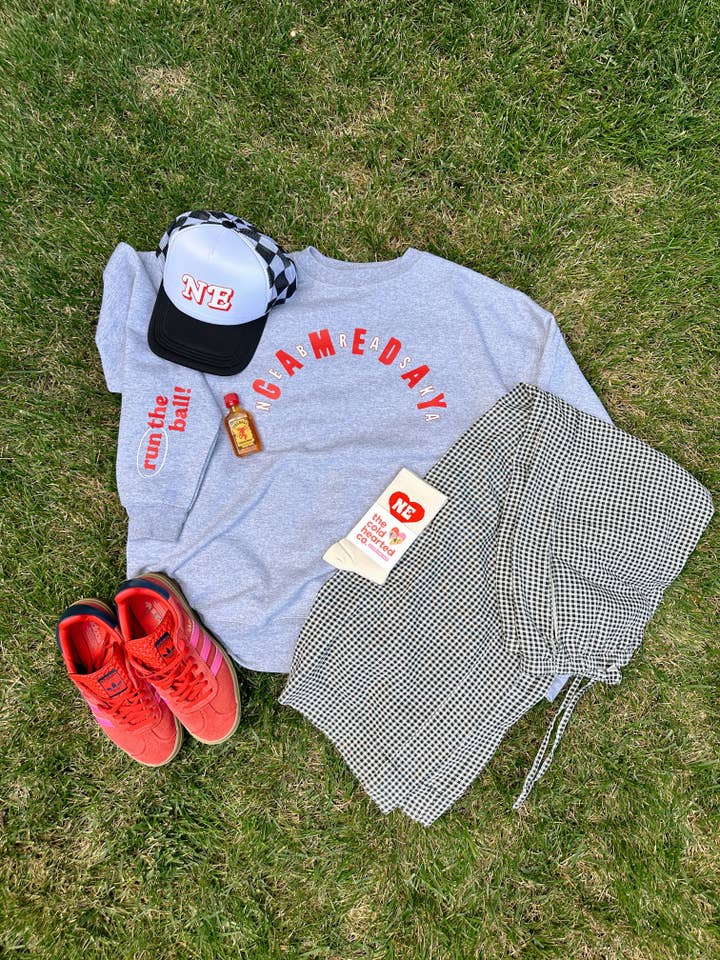 The Cold Hearted Collective - Wholesale Sweatshirt - Unisex - Nebraska Game Day Crewneck1