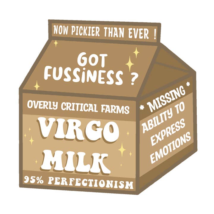 Water bottle sticker, Zodiac Sticker, virgo for wholesale by MJ Alleyway