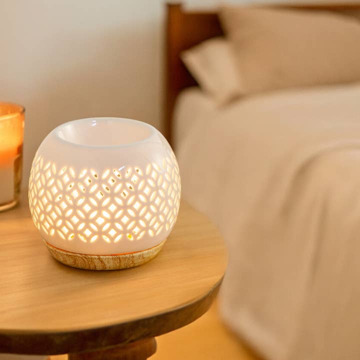 Zen'ArĂ´me - Wholesale Fragrance Warmer - Qianbi Ceramic Fragrance Burner for Melts and Scents3