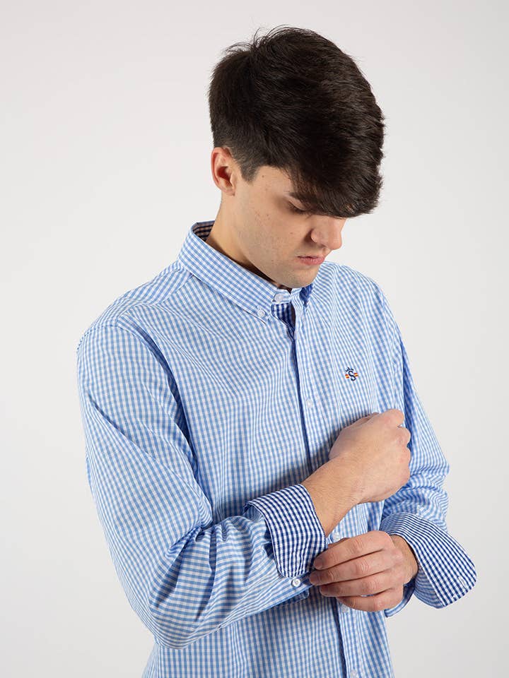 Blue shirt for wholesale by Solera