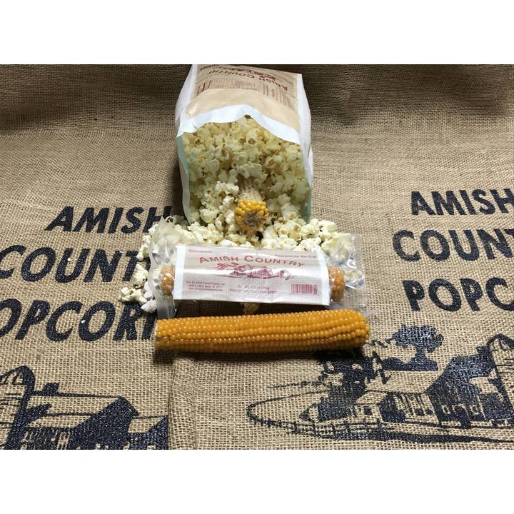 Amish Country Popcorn - Wholesale Popcorn - Yellow Popcorn Microwave Cobs