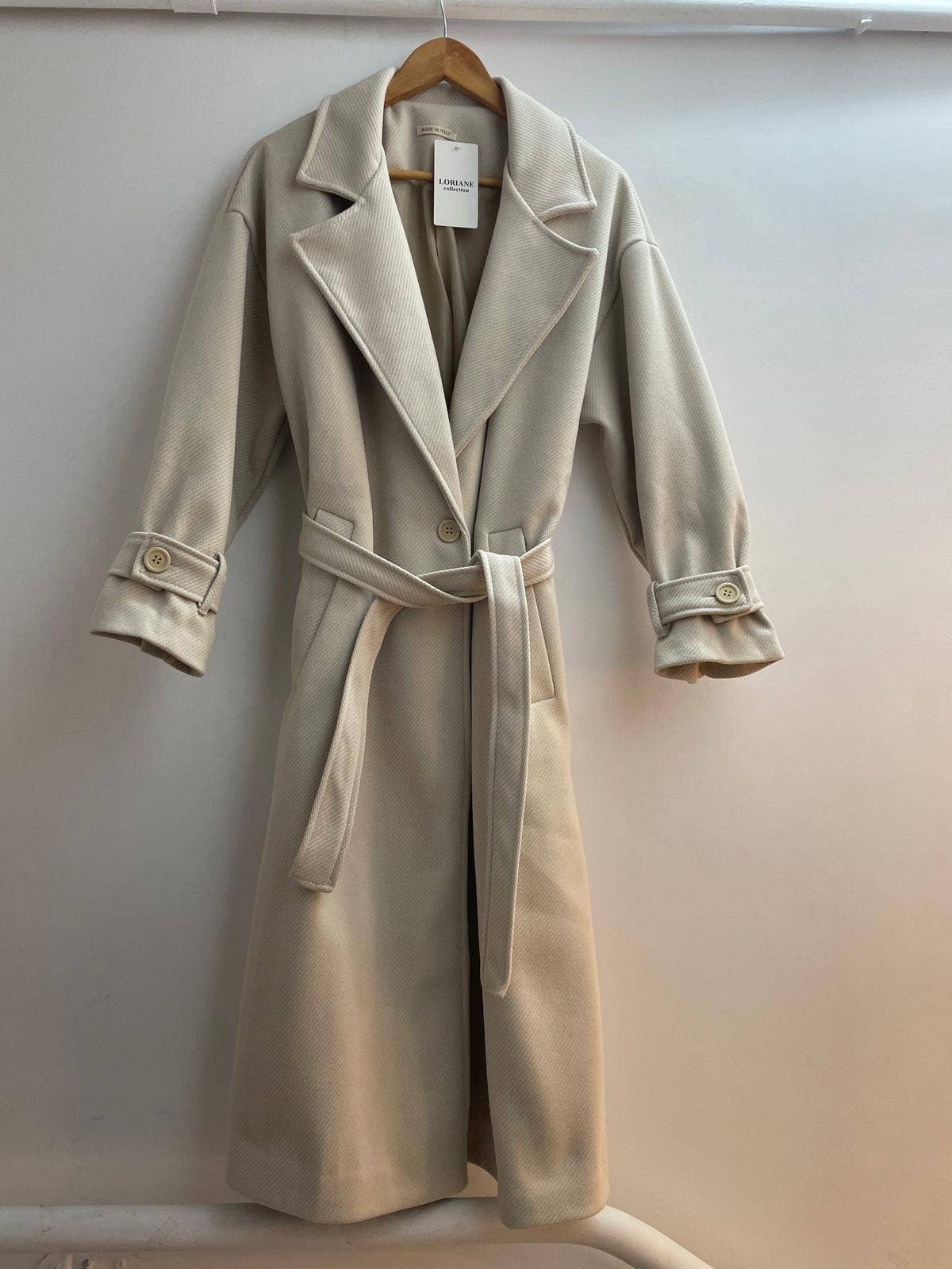 LORIANE - Wholesale Coat - Women's - 1008 One size pocket coat with belt2