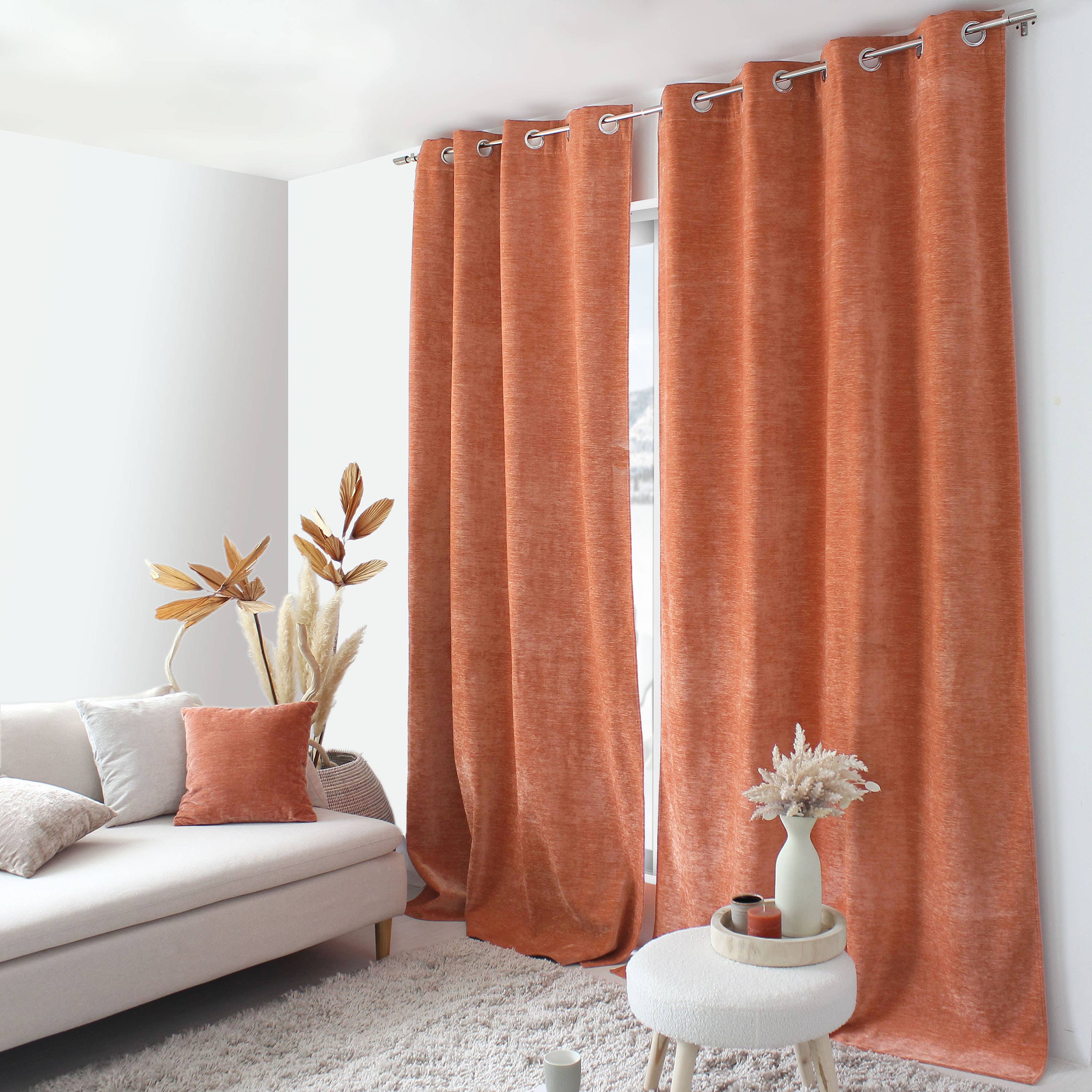 DECOSTARS - CmaDECO - Wholesale Curtain - Thermal Curtain with Eyelets, 140x260cm, Velvet18