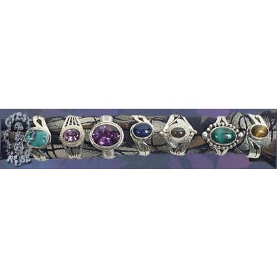 BAGUE EN ARGENT ET PIERRE PRÉCIEUSE pour la vente par Gypsy Rose