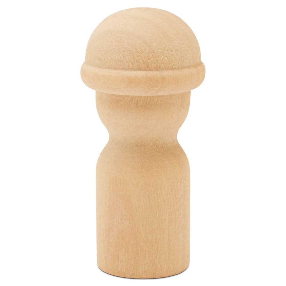 Woodpeckers Crafts - Wholesale DIY Craft Kit - 2-1/8" Community Worker Peg Doll0