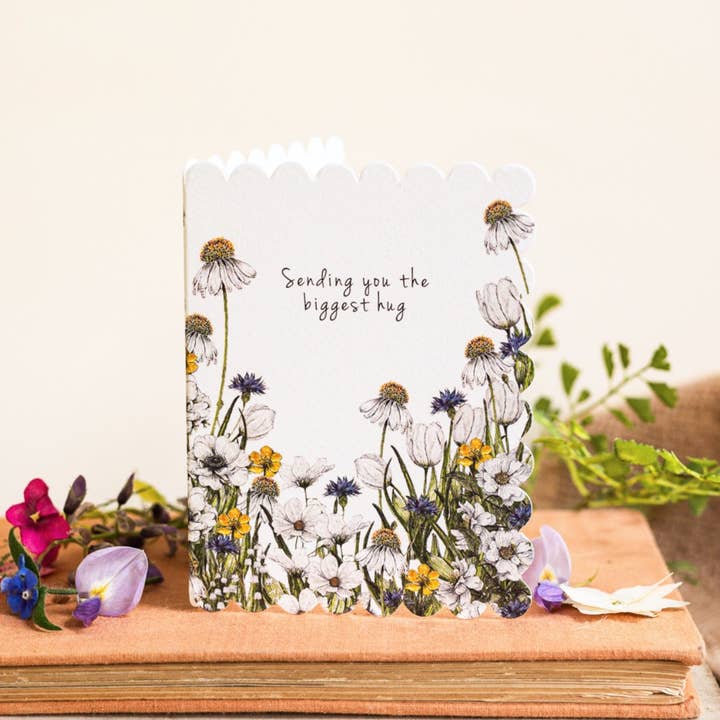 Sending You the Biggest Hug Card (Cello-Free) for wholesale by Toasted Crumpet