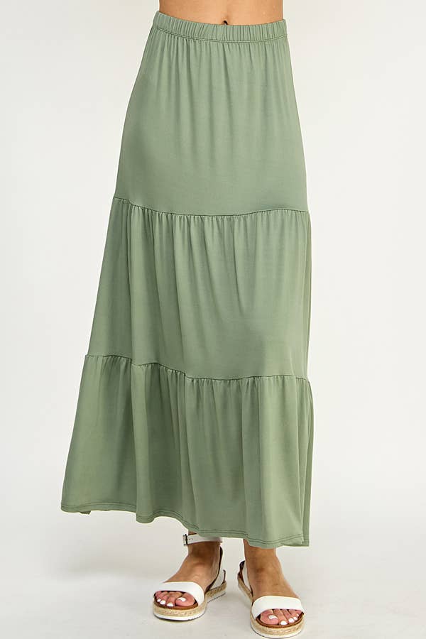 Heart & Hips - Wholesale Skirt - Women's - BJ50389 - TIERED MIDAXI SKIRT17