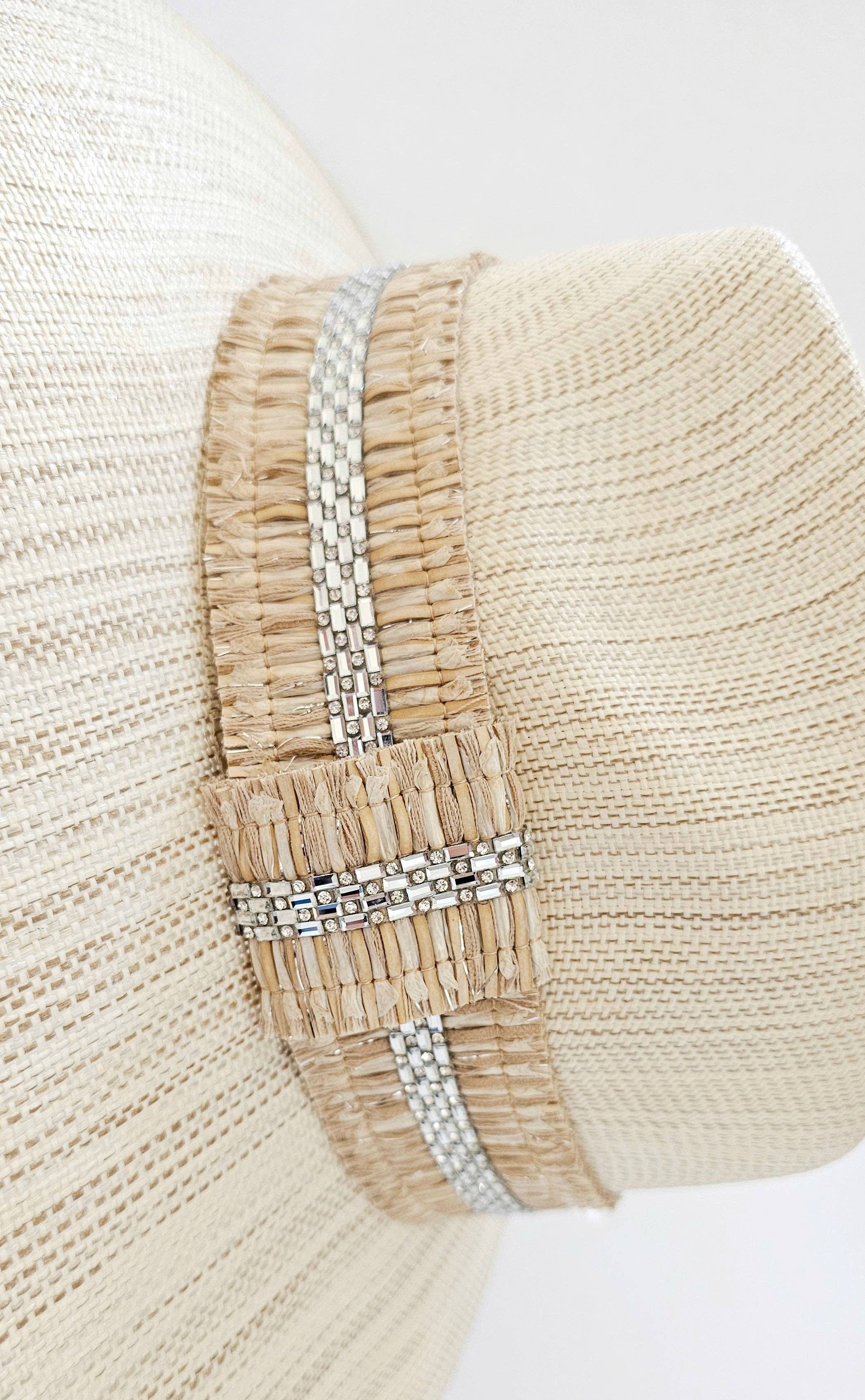 MAVIS BY HERRERA - Wholesale Straw Hat - Women's - Crystalline Radiance Resort Hat1