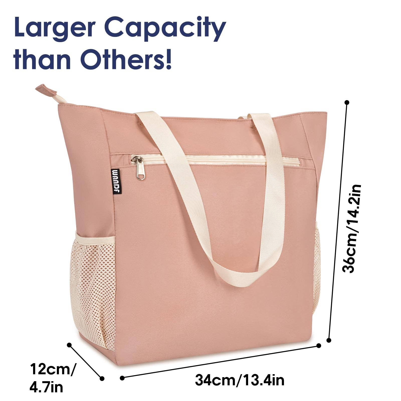 wandf - Wholesale Beach Bag - WANDF Water-resistant Beach Shoulder Tote Bag for Women18