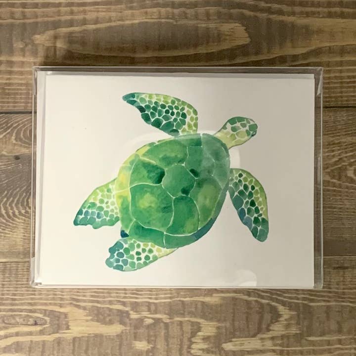 Turtle Note Cards - Set di 8 carte (copia) per la vendita all'ingrosso da parte di Blue Poppy Designs